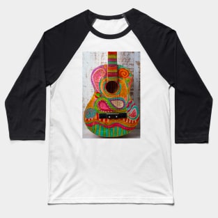 Poetry Guitar Baseball T-Shirt